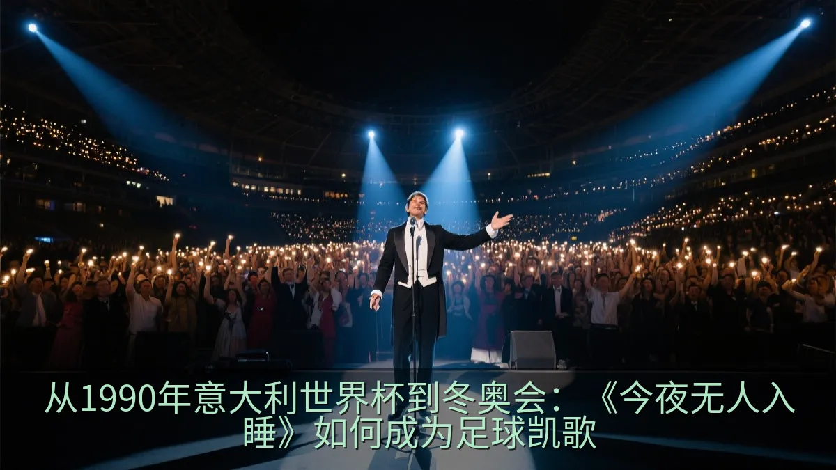 大型体育场内的古典音乐演出与观众