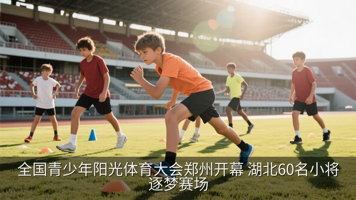 湖北青少年运动员在赛场上训练备赛